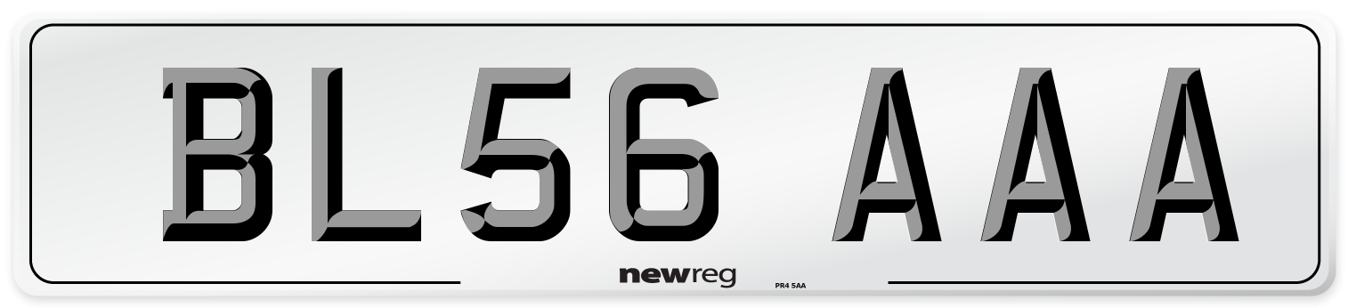 BL56 AAA Number Plate from New Reg